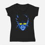 Nocturnal Mutant-Womens-V-Neck-Tee-estudiofitas