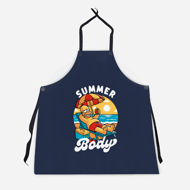 Summer Body-Unisex-Kitchen-Apron-Studio Mootant