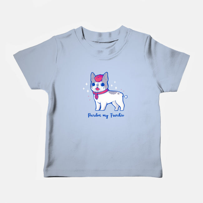 Cute Pardon My Frenchie-Baby-Basic-Tee-xMorfina