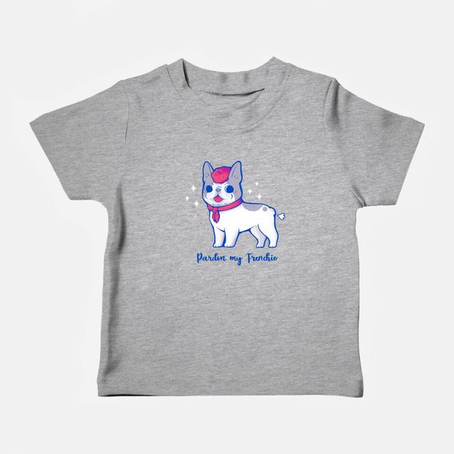 Cute Pardon My Frenchie-Baby-Basic-Tee-xMorfina