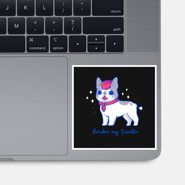 Cute Pardon My Frenchie-None-Glossy-Sticker-xMorfina