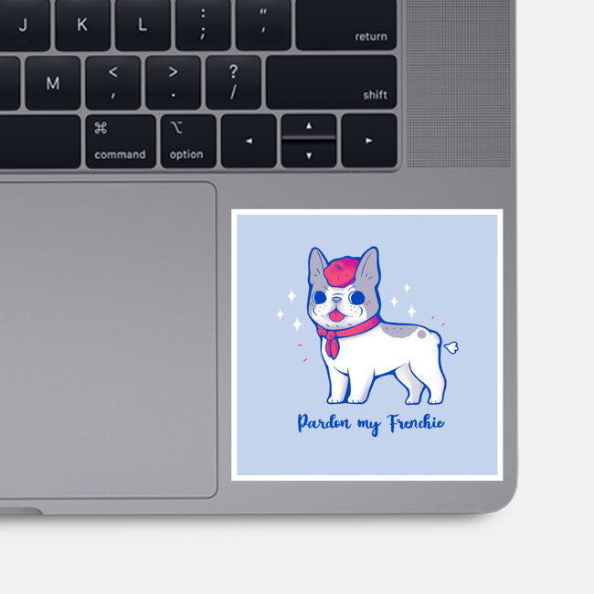 Cute Pardon My Frenchie-None-Glossy-Sticker-xMorfina