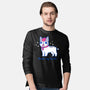 Cute Pardon My Frenchie-Mens-Long Sleeved-Tee-xMorfina