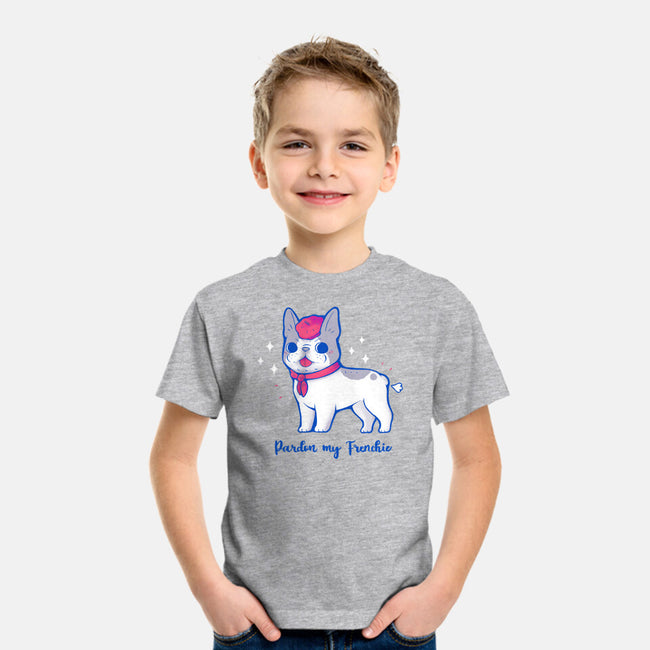 Cute Pardon My Frenchie-Youth-Basic-Tee-xMorfina