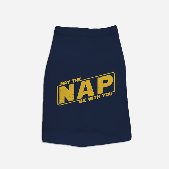 May The Nap Be With You-Dog-Basic-Pet Tank-Melonseta