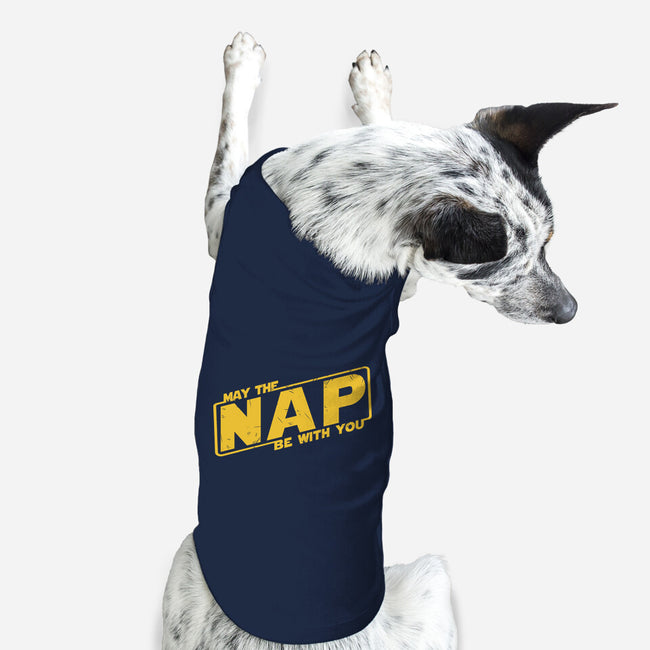 May The Nap Be With You-Dog-Basic-Pet Tank-Melonseta