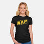 May The Nap Be With You-Womens-Fitted-Tee-Melonseta