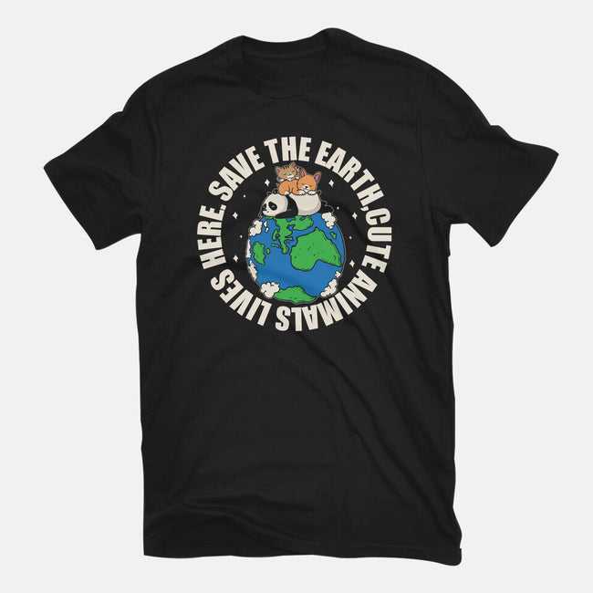 Cute Animals Live Here-Youth-Basic-Tee-turborat14