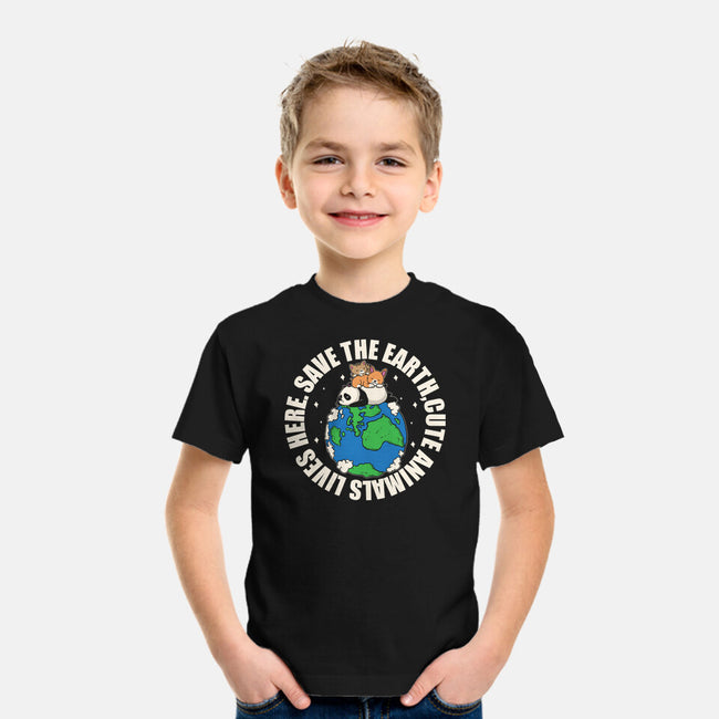 Cute Animals Live Here-Youth-Basic-Tee-turborat14