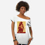 Love Of The Game-Womens-Off Shoulder-Tee-rmatix