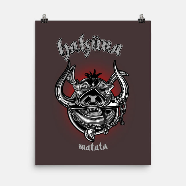 Hakuna-None-Matte-Poster-Roni Nucleart