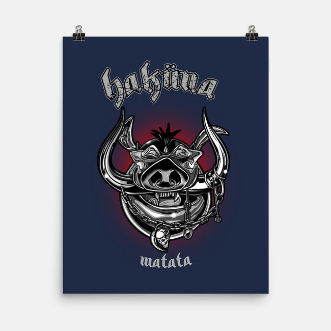 Hakuna-None-Matte-Poster-Roni Nucleart