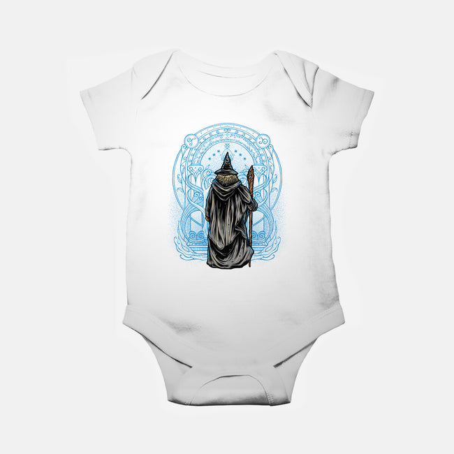 Speak Friend And Enter-Baby-Basic-Onesie-glitchygorilla