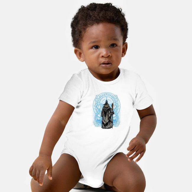 Speak Friend And Enter-Baby-Basic-Onesie-glitchygorilla