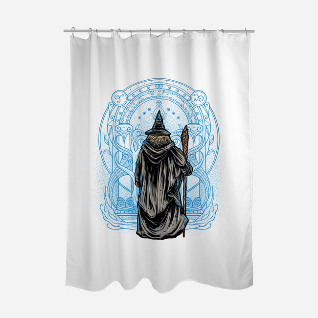 Speak Friend And Enter-None-Polyester-Shower Curtain-glitchygorilla