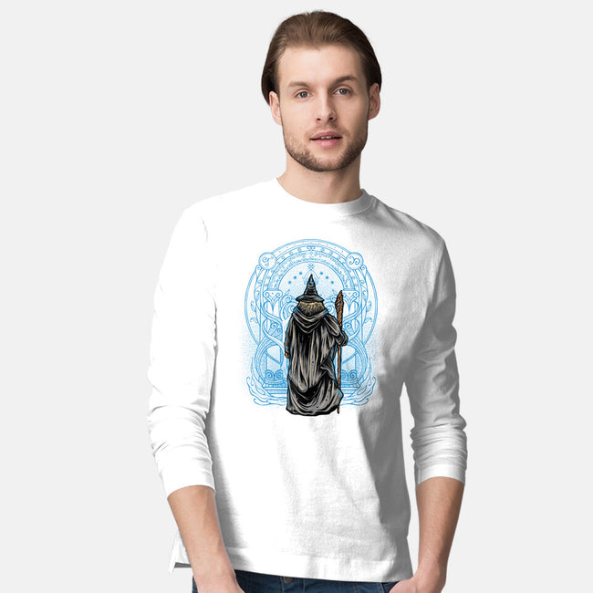 Speak Friend And Enter-Mens-Long Sleeved-Tee-glitchygorilla