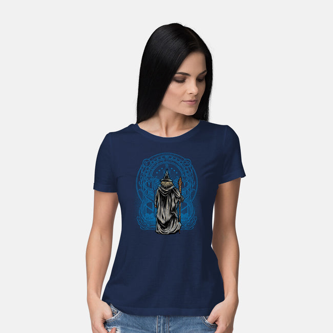 Speak Friend And Enter-Womens-Basic-Tee-glitchygorilla