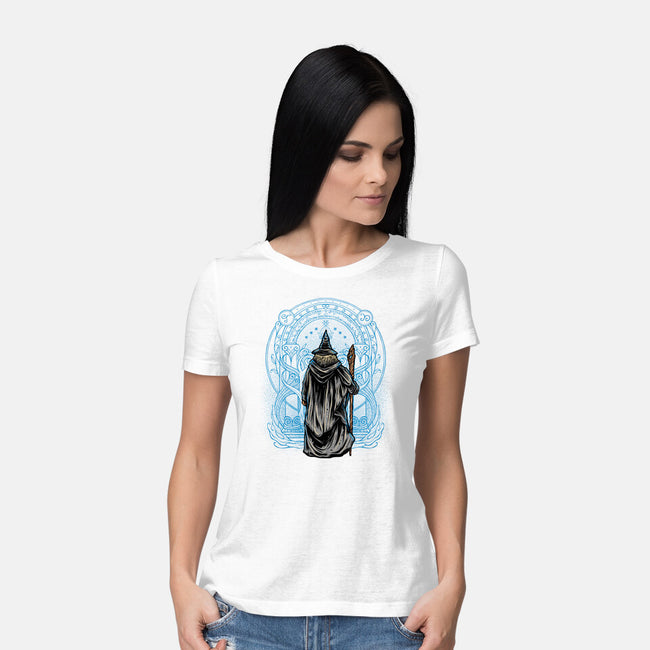 Speak Friend And Enter-Womens-Basic-Tee-glitchygorilla