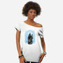 Speak Friend And Enter-Womens-Off Shoulder-Tee-glitchygorilla