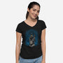 Speak Friend And Enter-Womens-V-Neck-Tee-glitchygorilla