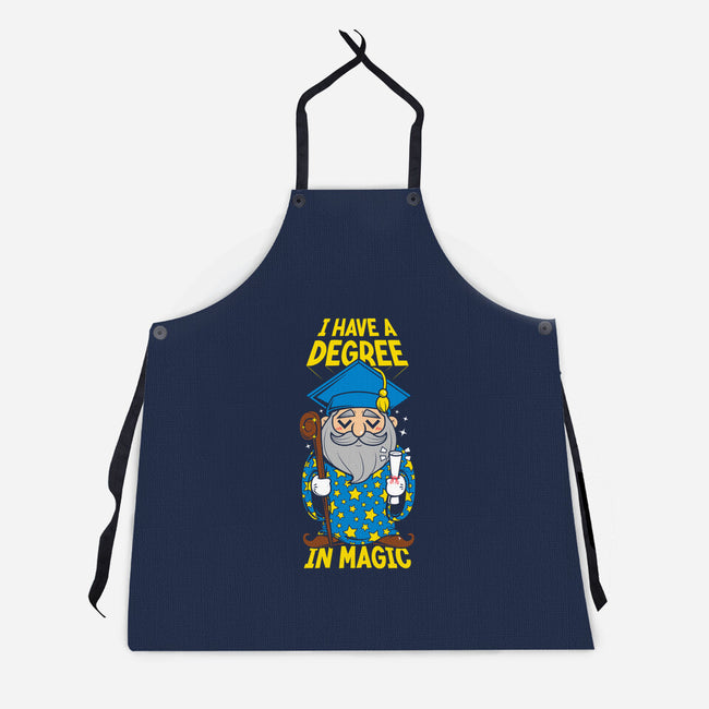 A Degree In Magic-Unisex-Kitchen-Apron-krisren28