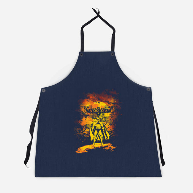 Bat Night-Unisex-Kitchen-Apron-dalethesk8er