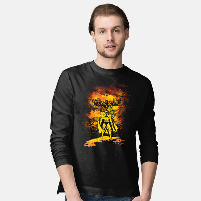 Bat Night-Mens-Long Sleeved-Tee-dalethesk8er