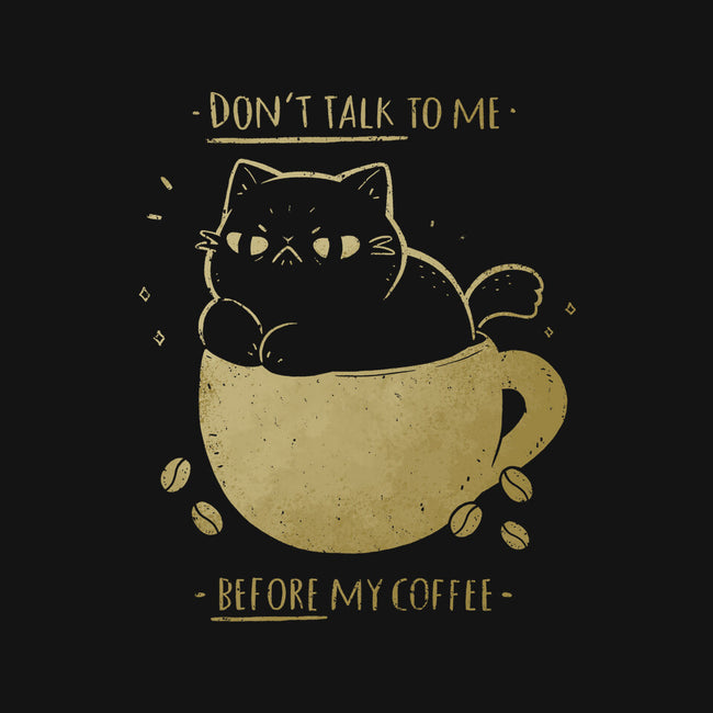 Angry Cat Before Coffee-None-Matte-Poster-xMorfina