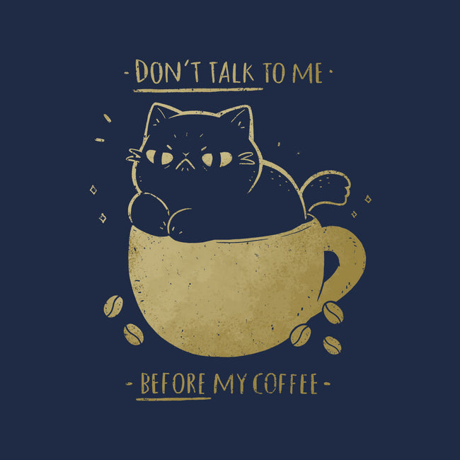 Angry Cat Before Coffee-Baby-Basic-Tee-xMorfina