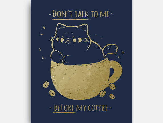 Angry Cat Before Coffee