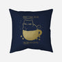 Angry Cat Before Coffee-None-Removable Cover-Throw Pillow-xMorfina