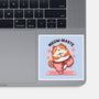 Meow-maste-None-Glossy-Sticker-fanfreak1