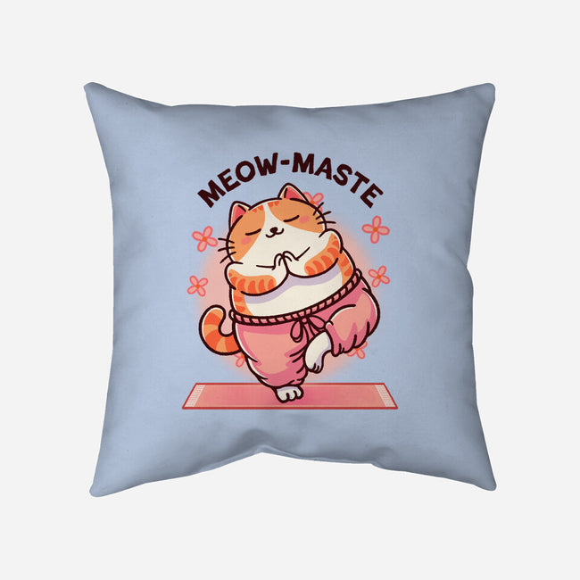 Meow-maste-None-Removable Cover-Throw Pillow-fanfreak1