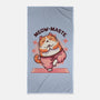 Meow-maste-None-Beach-Towel-fanfreak1