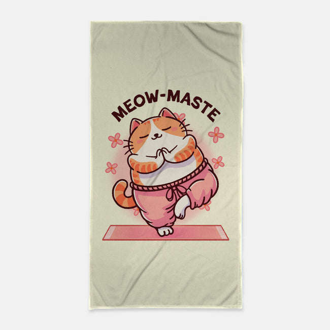 Meow-maste-None-Beach-Towel-fanfreak1