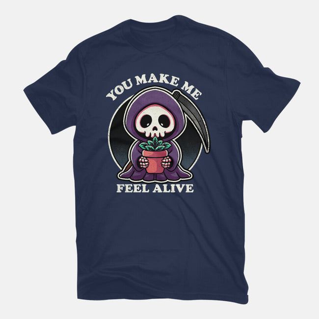 Feeling Alive-Womens-Fitted-Tee-fanfreak1