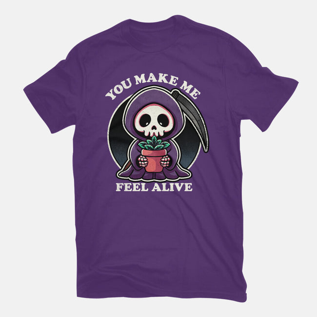 Feeling Alive-Womens-Fitted-Tee-fanfreak1