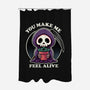 Feeling Alive-None-Polyester-Shower Curtain-fanfreak1