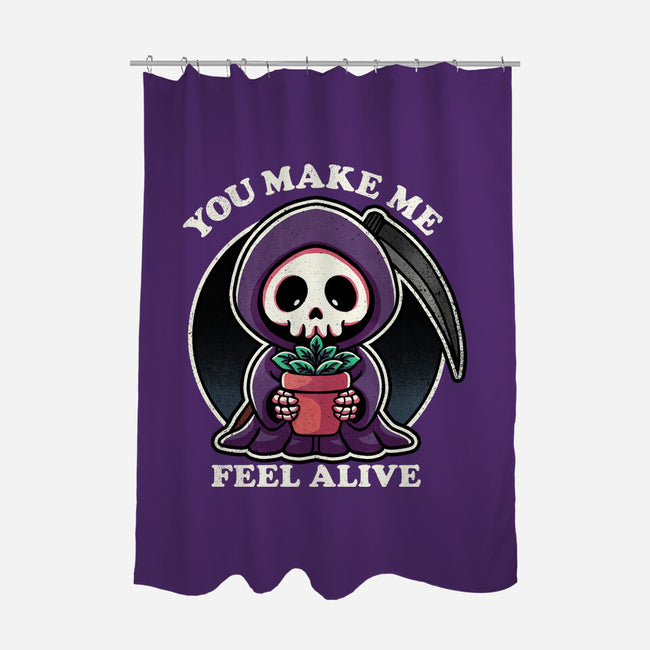 Feeling Alive-None-Polyester-Shower Curtain-fanfreak1