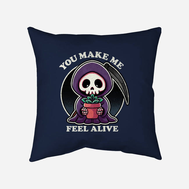 Feeling Alive-None-Removable Cover-Throw Pillow-fanfreak1