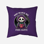 Feeling Alive-None-Removable Cover-Throw Pillow-fanfreak1