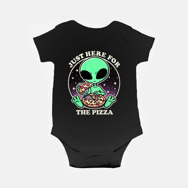 Aliens Love Pizza-Baby-Basic-Onesie-fanfreak1