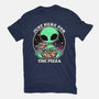 Aliens Love Pizza-Womens-Fitted-Tee-fanfreak1