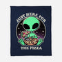 Aliens Love Pizza-None-Fleece-Blanket-fanfreak1