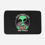 Aliens Love Pizza-None-Memory Foam-Bath Mat-fanfreak1