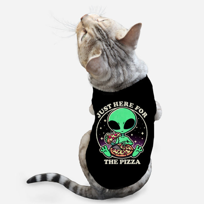 Aliens Love Pizza-Cat-Basic-Pet Tank-fanfreak1