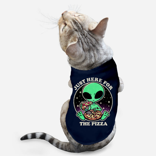 Aliens Love Pizza-Cat-Basic-Pet Tank-fanfreak1