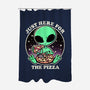 Aliens Love Pizza-None-Polyester-Shower Curtain-fanfreak1