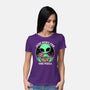 Aliens Love Pizza-Womens-Basic-Tee-fanfreak1