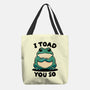 I Toad You So-None-Basic Tote-Bag-fanfreak1